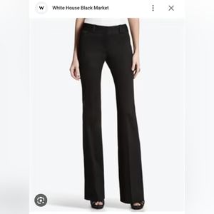 Classic Black Suit Pants WHBM 6S NWT